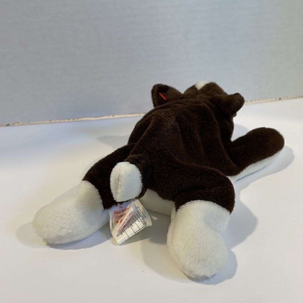 Vintage Bruno the Dog 1997 Ty Beanie Baby MINT Condition w all tags PVC Pellets - Picture 6 of 8